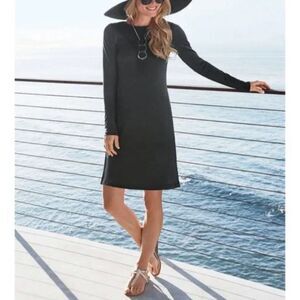 Solumbra by Sun Precautions Women's StretchShade Travel Dress LARGE UPF100